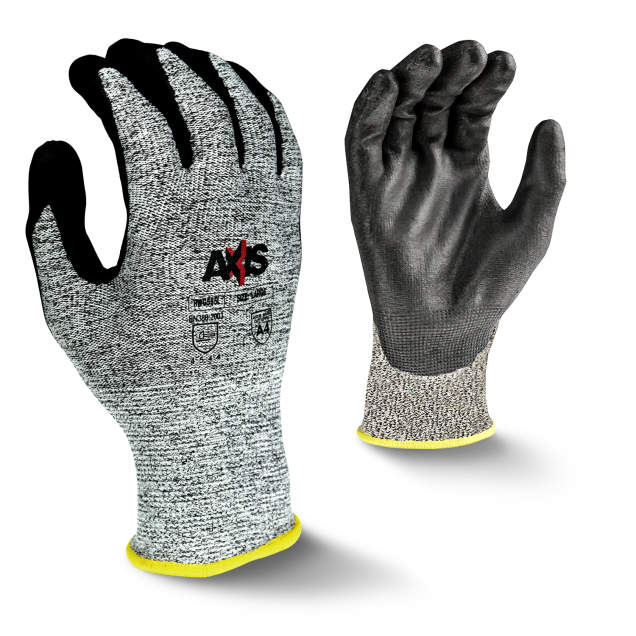 Radians Cut Protection Level A2 Dipped Waterproof Winter Gripper Gloves